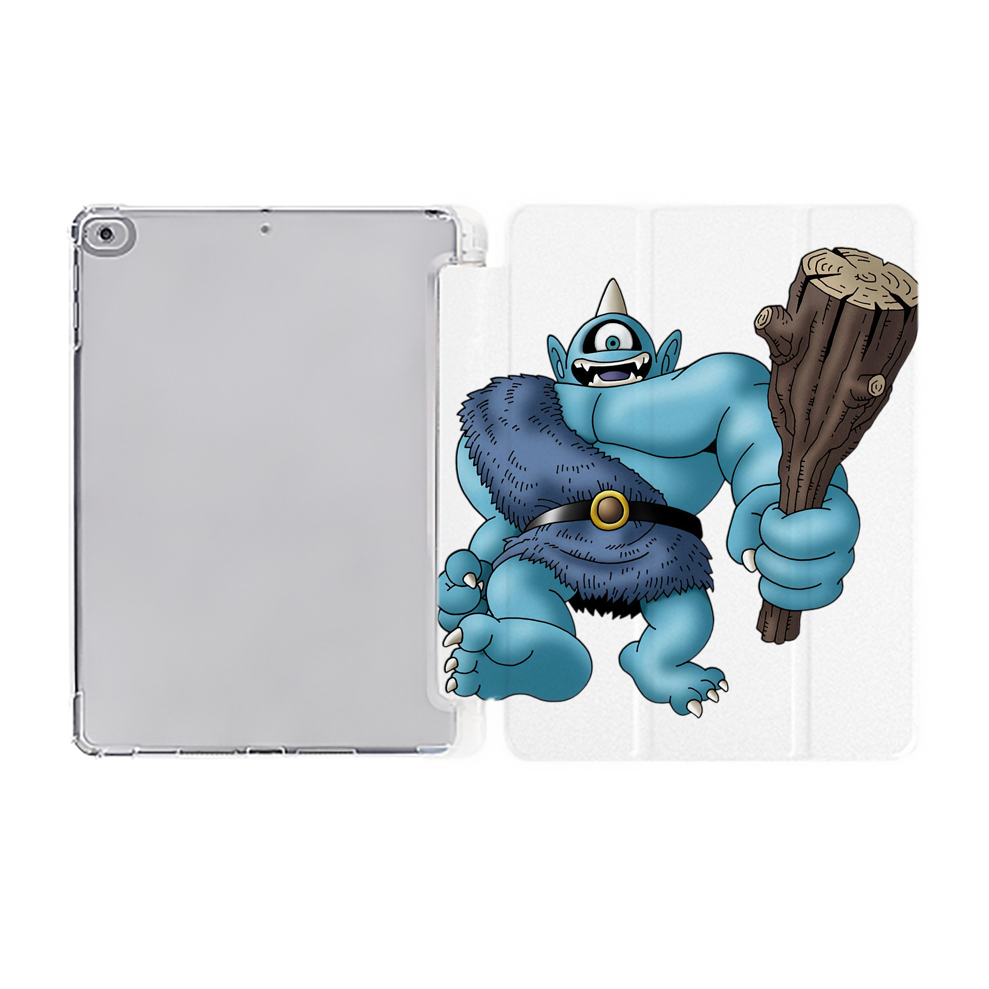 （画像用） ドラゴンクエスト Doragon Kuesuto Dragon Quest IPad ケース ペン収納付き 三つ折りスタンド PUレザー×シリコン 対応機種9.5/10.5/10.9インチ